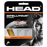 HEAD Unisex-Erwachsene Intellitour Set Tennis-Saite, Natural, 17