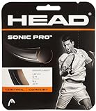 HEAD Unisex-Erwachsene Sonic Pro Set Tennis-Saite, Black, 17
