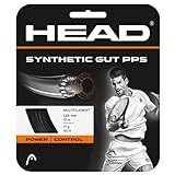 HEAD Unisex-Erwachsene Synthetic Gut PPS Set Tennis-Saite, Black, 16