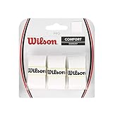 Wilson Unisex Griffband Pro Overgrip, weiß, 3 Stück, WRZ4014WH