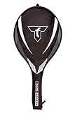Talbot Torro 3/4 Badminton-Schlägerhülle, 449156, schwarz, one Size