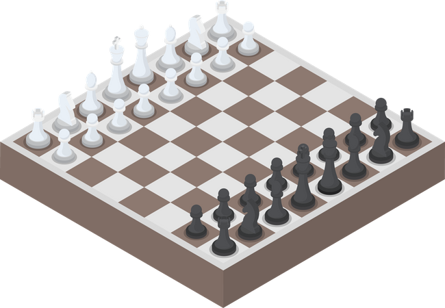 Schachbrett und Schachfiguren​
