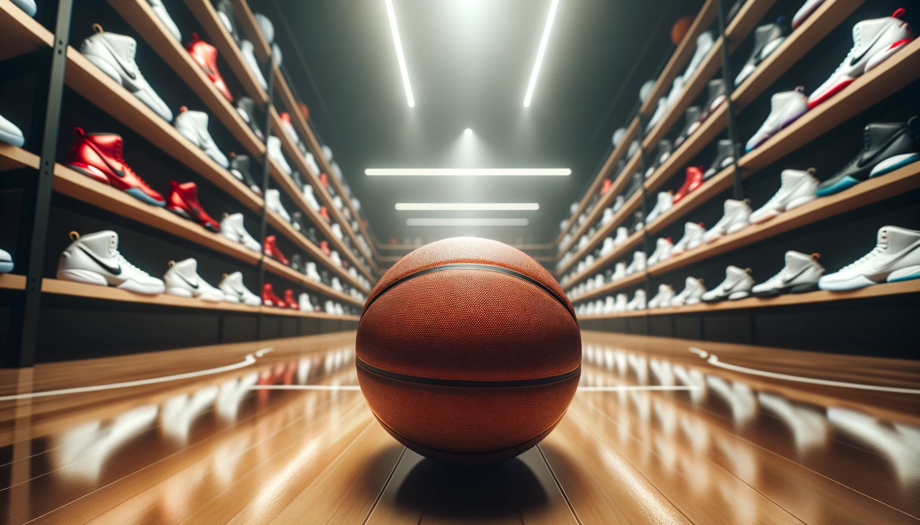 Basketball im Shop