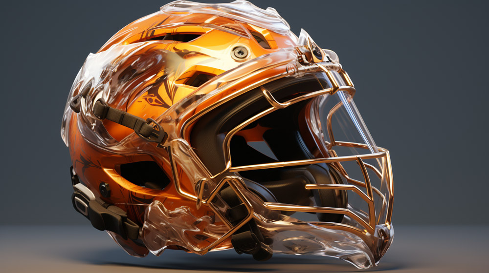 Eishockey-Helm